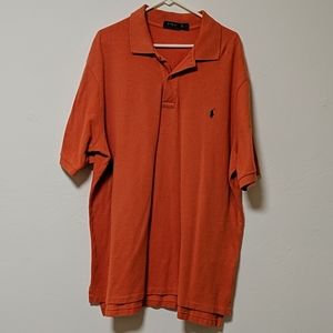 Ralph Lauren Men's 2XLT  Polo orange shirt